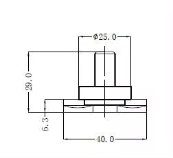 8 - Pack Heavy - Duty L Track Threaded Lug - DVA Mechanics