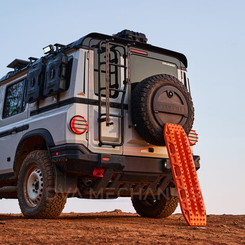INEOS Grenadier: Ladder-Mounted Recovery Board Carrier – MaxTrax MKII & Lite