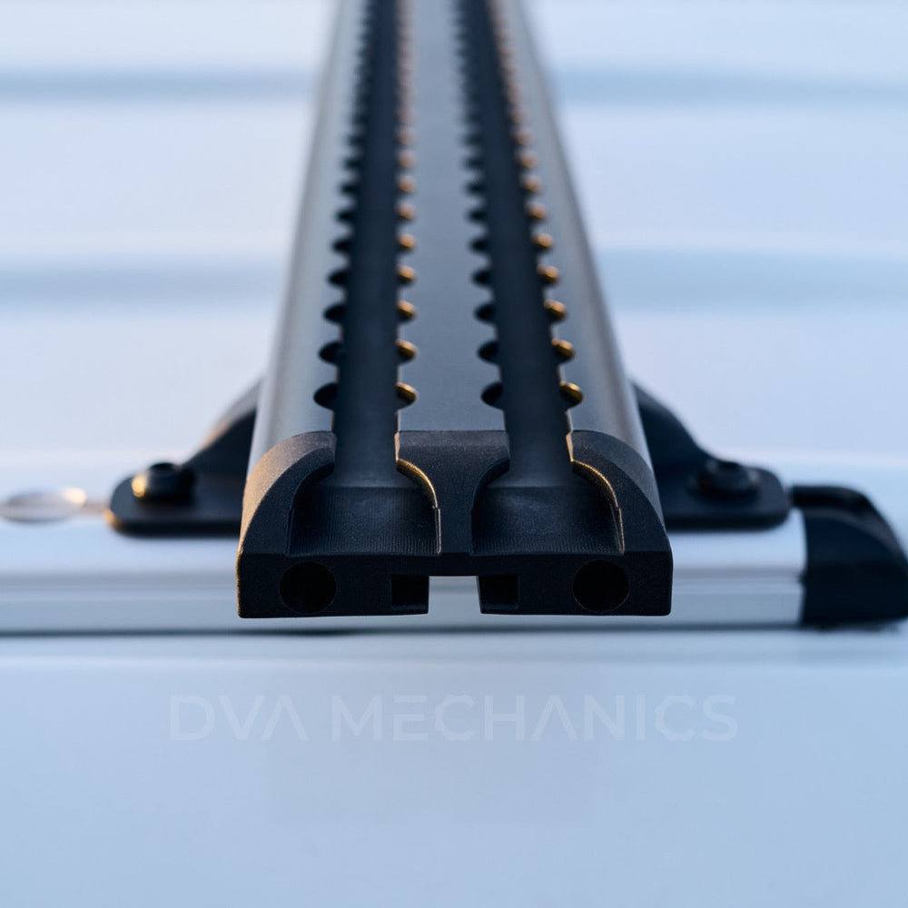 DualTrack Sprinter Cross Bars: Why DVA's T-Track System Beats Universal Roof Racks