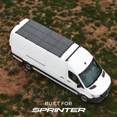 Mercedes Sprinter: Modular Fully Walkable Roof Deck, 62" or 124"