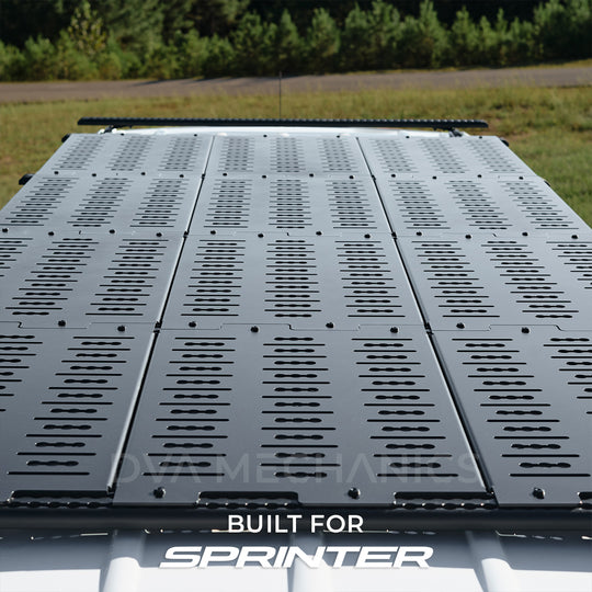 Mercedes Sprinter: Modular Fully Walkable Roof Deck, 62" or 124"