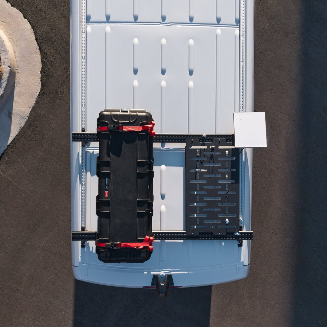 Mercedes Sprinter: LoadSpan-T™ Roof Rails with L-Track & 25mm T-Slot