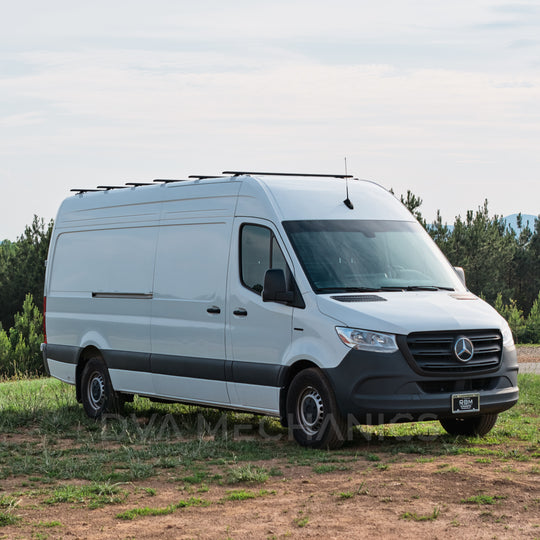 Mercedes Sprinter: DualTrack-T™ Cross Bar Rail Kit with L-Track & 25mm T-Slot