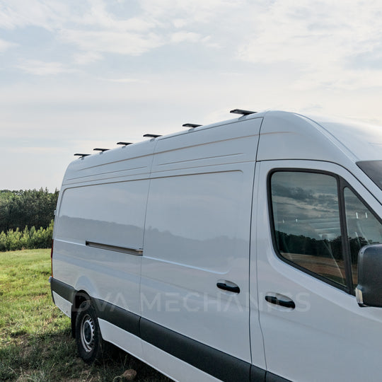 Mercedes Sprinter: DualTrack-T™ Cross Bar Rail Kit with L-Track & 25mm T-Slot