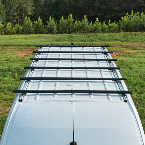 Mercedes Sprinter: DualTrack-T™ Cross Bar Rail Kit with L-Track & 25mm T-Slot