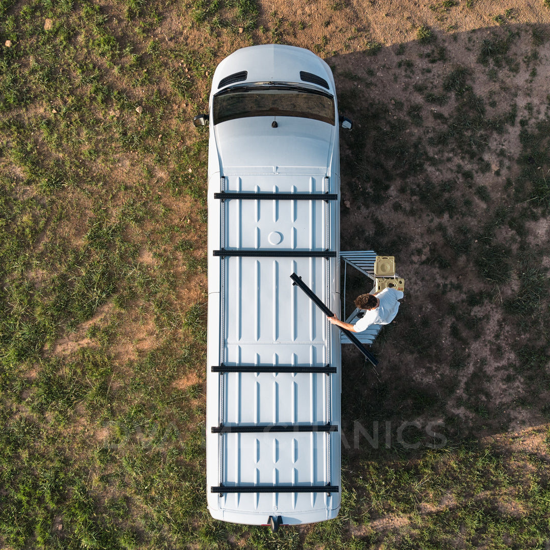 Mercedes Sprinter: DualTrack-T™ Cross Bar Rail Kit with L-Track & 25mm T-Slot
