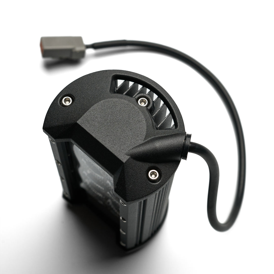 : LED Side Flood Light – Roof Bar Mount & DTP Plug-In mounting detail
