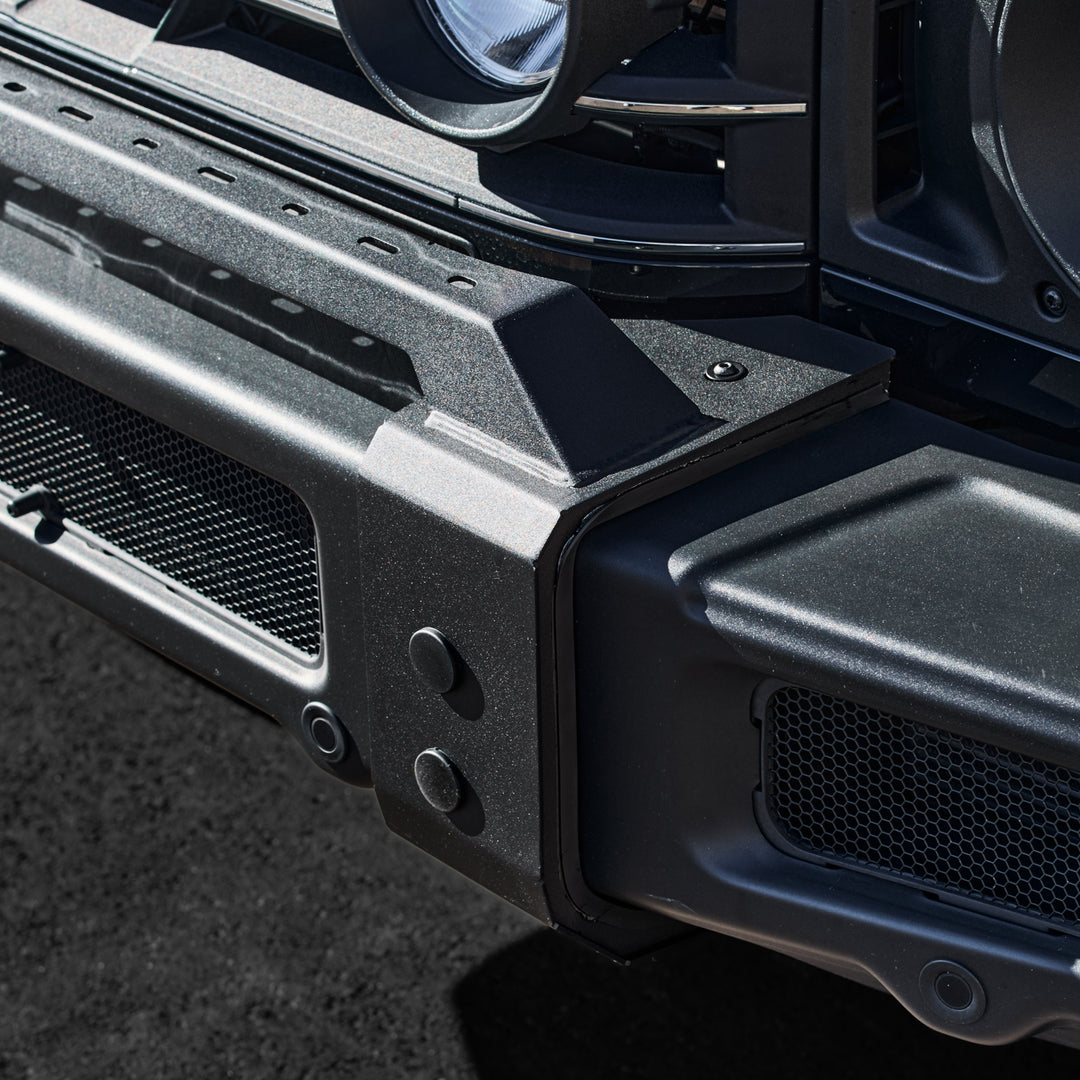 Front Bumper Light Mount package contents and hardware