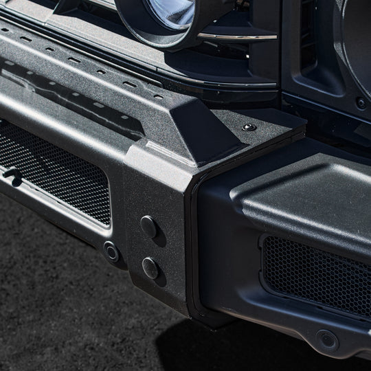 Front Bumper Light Mount package contents and hardware