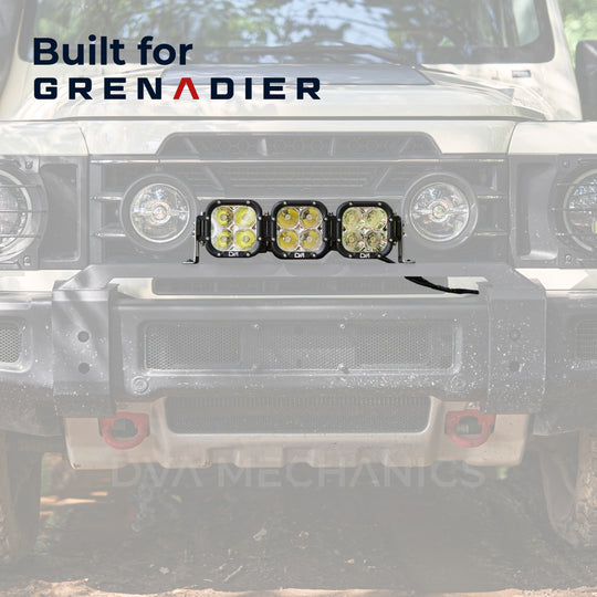 INEOS Grenadier: Front Bumper 3-Light Bar