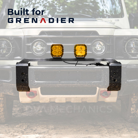 INEOS Grenadier Front Bumper Light Kit (Mount + 2-Light LED Bar)