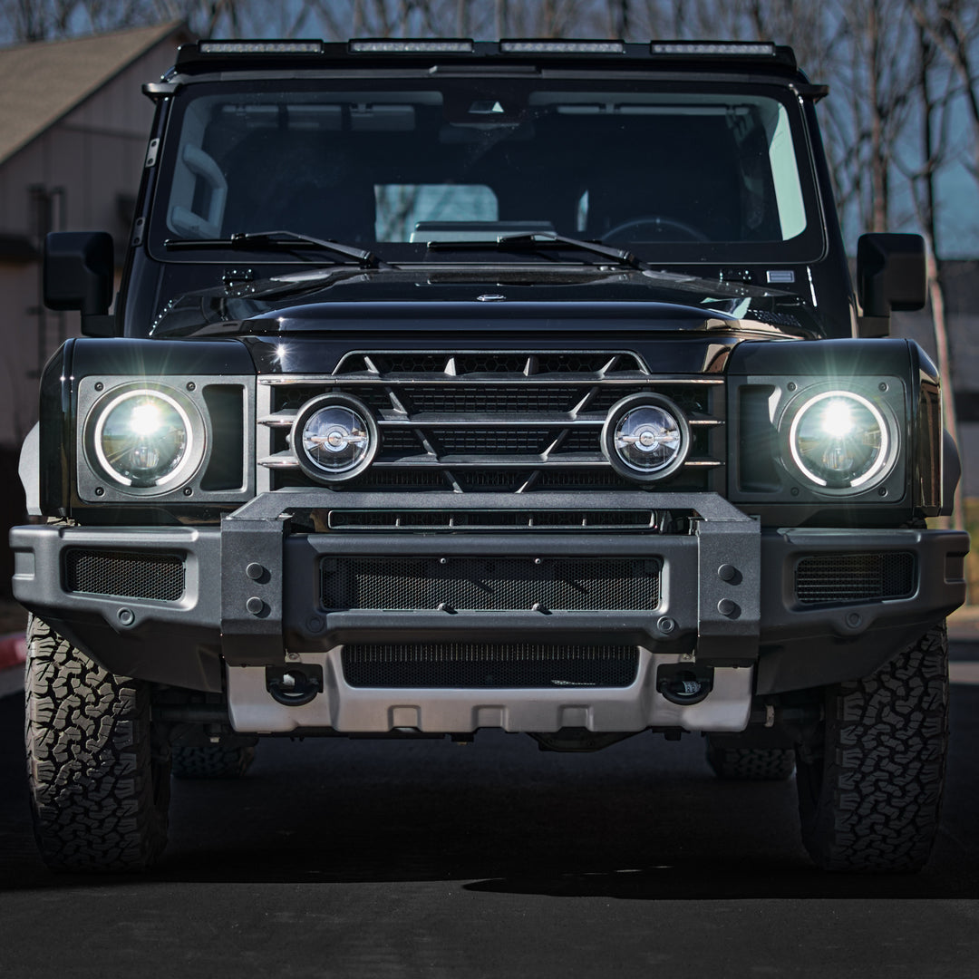 Front Bumper Light Mount mounting detail