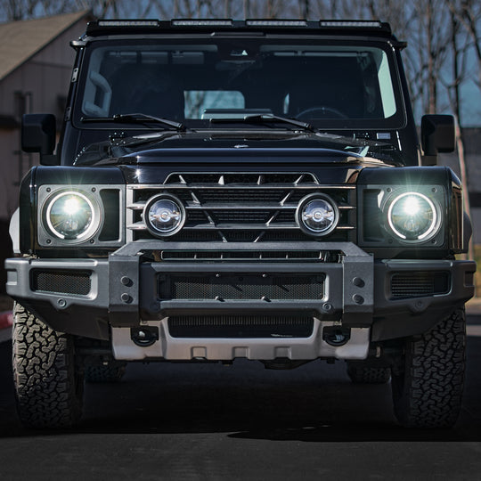 Front Bumper Light Mount mounting detail
