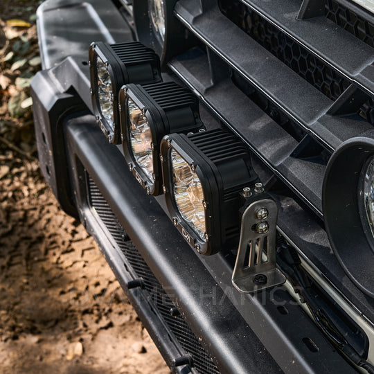 INEOS Grenadier Front Bumper Light Kit (Mount + 3-Light LED Bar)