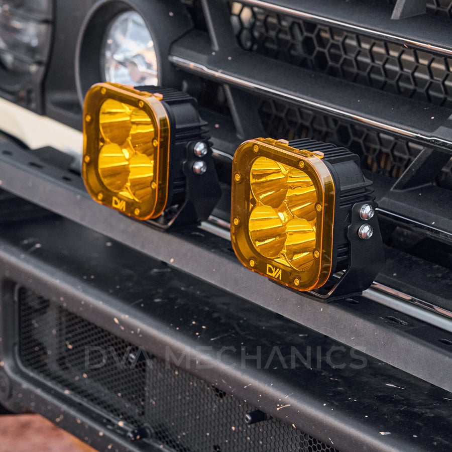 : Front Bumper 2-Light Set installed on INEOS Grenadier