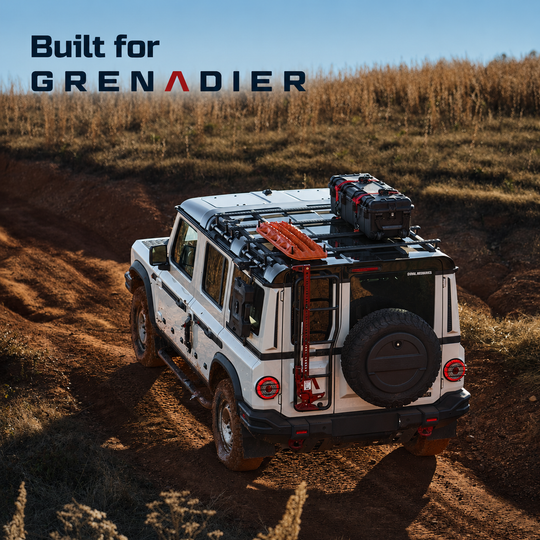 INEOS Grenadier Crossbars: DualTrack™ Low-Profile Roof Crossbar System