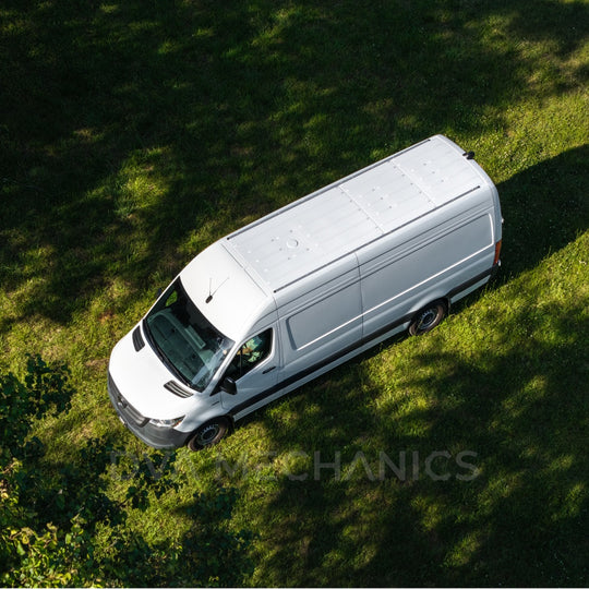Mercedes Sprinter: LoadSpan-T™ Roof Rails with L-Track & 25mm T-Slot