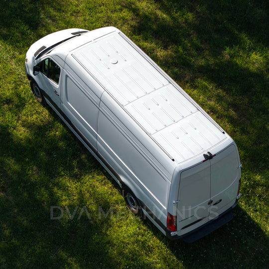 Mercedes Sprinter: LoadSpan-T™ Roof Rails with L-Track & 25mm T-Slot