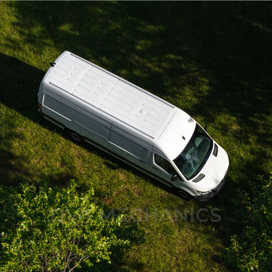 Mercedes Sprinter: LoadSpan-T™ Roof Rails with L-Track & 25mm T-Slot