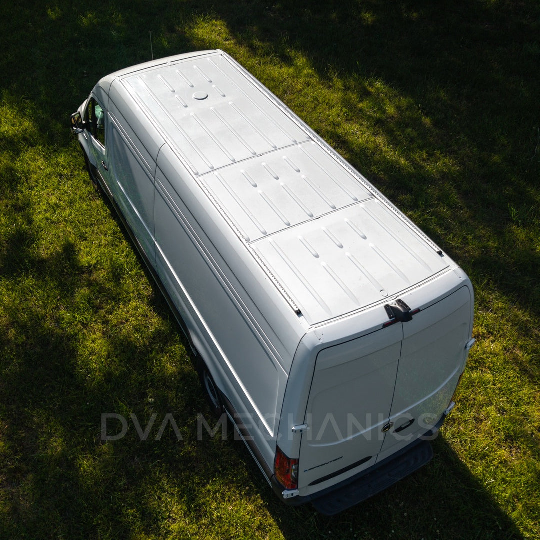 Mercedes Sprinter: LoadSpan-T™ Roof Rails with L-Track & 25mm T-Slot