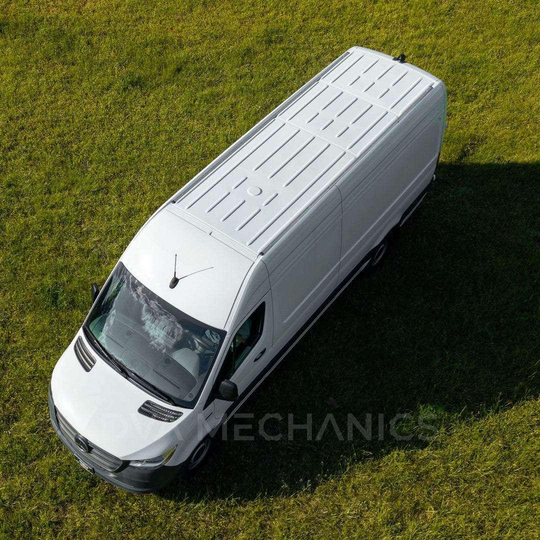 Mercedes Sprinter: LoadSpan-T™ Roof Rails with L-Track & 25mm T-Slot