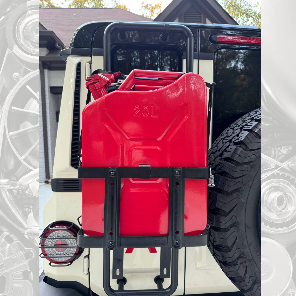 Rear Ladder-Mounted Accessory Carrier for Ineos Grenadier