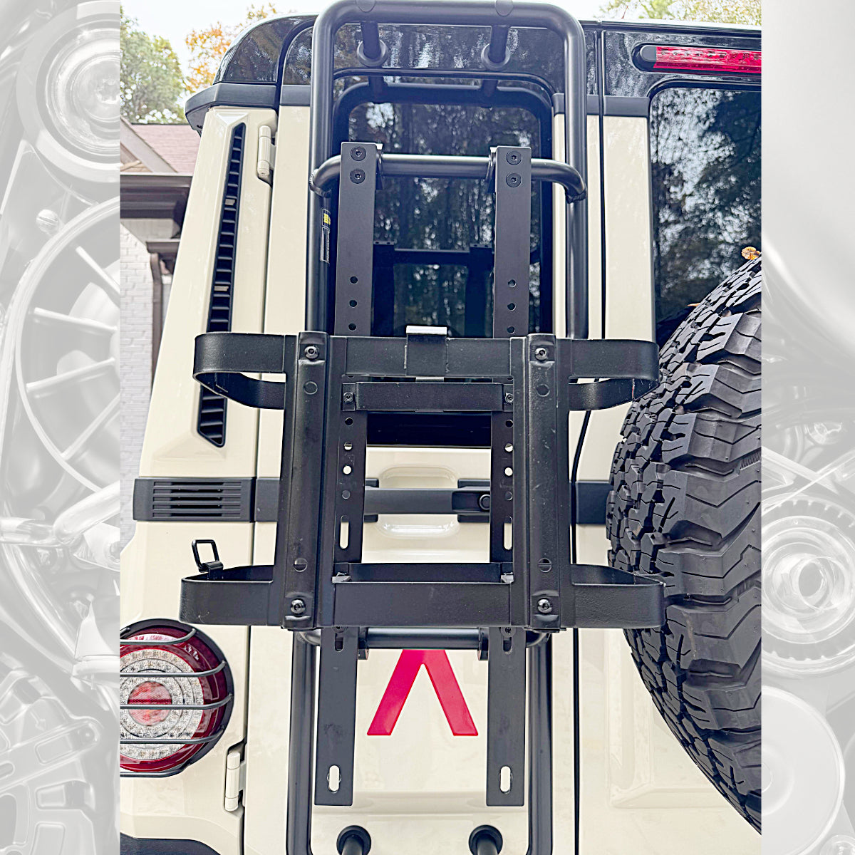 Rear Ladder-Mounted Accessory Carrier for Ineos Grenadier