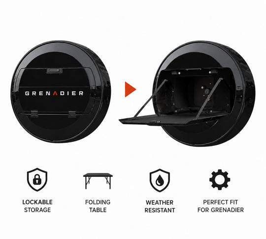 SCRATCH & DENT:  INEOS Grenadier: Spare Tire Utility System