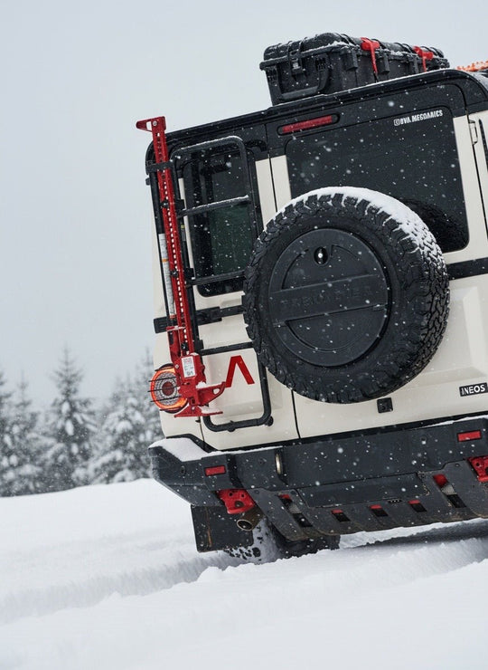 INEOS Grenadier: Ladder - Mounted Hi‑Lift Jack Carrier - DVA Mechanics