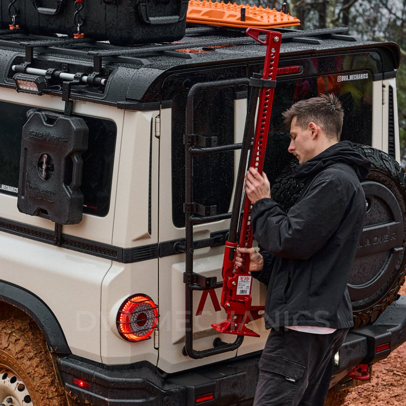 INEOS Grenadier: Ladder - Mounted Hi‑Lift Jack Carrier - DVA Mechanics