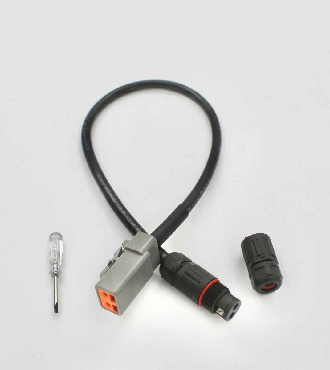 Ineos Grenadier Rooftop Power Adapter Cable – 17" DTP to IP65 Waterproof Connector (AWG16) - DVA Mechanics