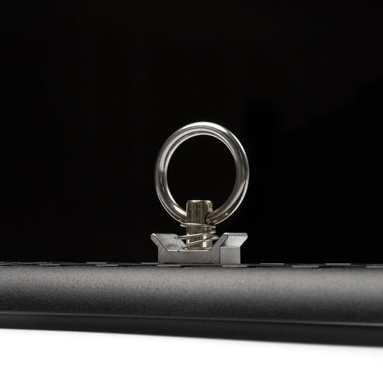 L - Track Tie Down O - Ring Fitting, Silver, 4 - Pack - DVA Mechanics