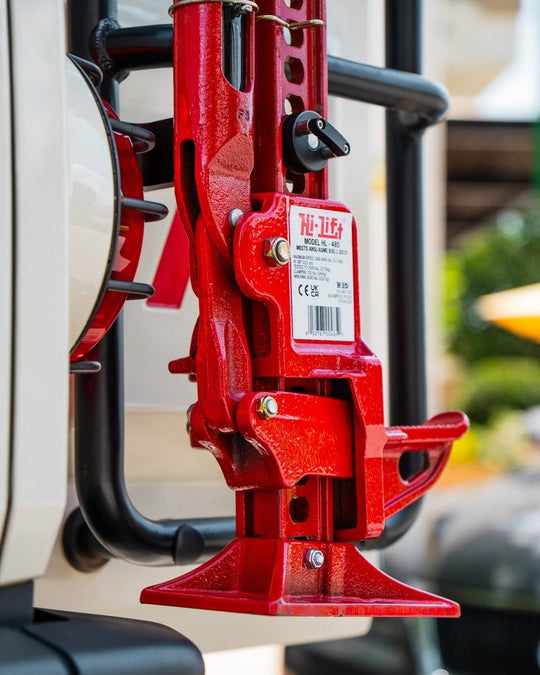 Ladder - Mounted Hi‑Lift Jack Carrier for INEOS Grenadier - DVA Mechanics