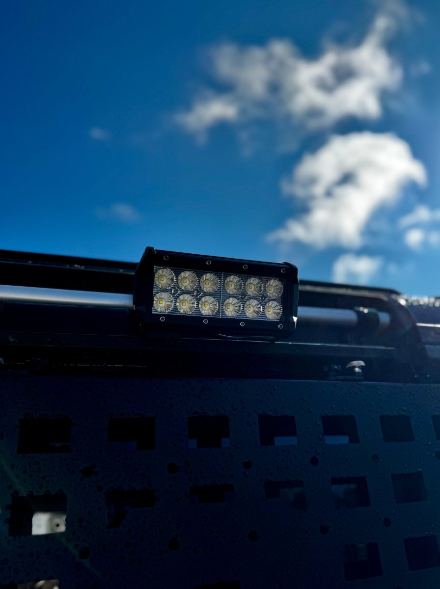 LED Side Flood Light for INEOS Grenadier – Roof Bar Mount & DTP Plug - In - DVA Mechanics