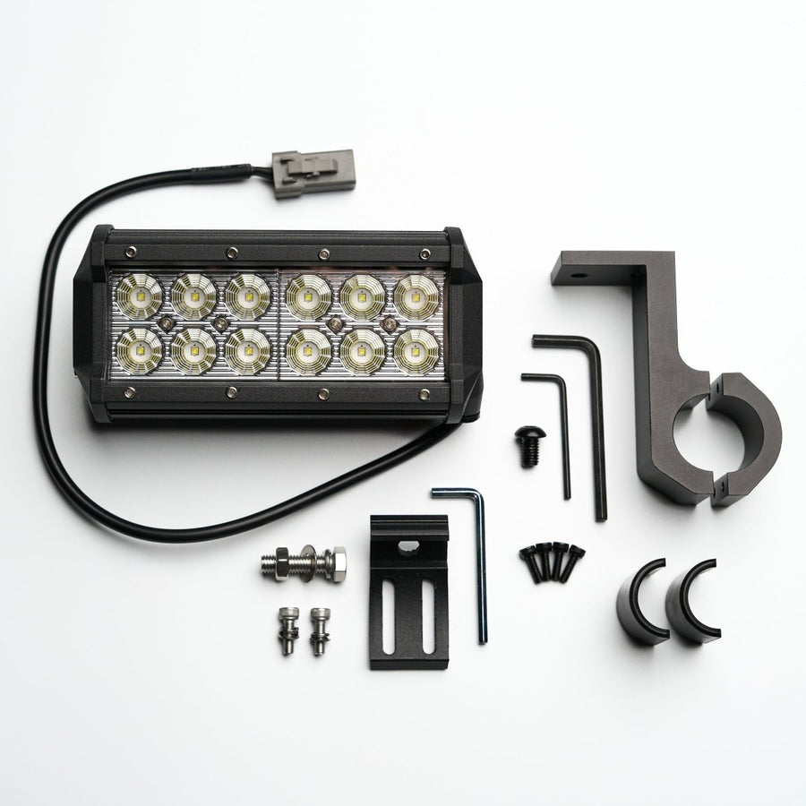 LED Side Flood Light for INEOS Grenadier – Roof Bar Mount & DTP Plug - In - DVA Mechanics