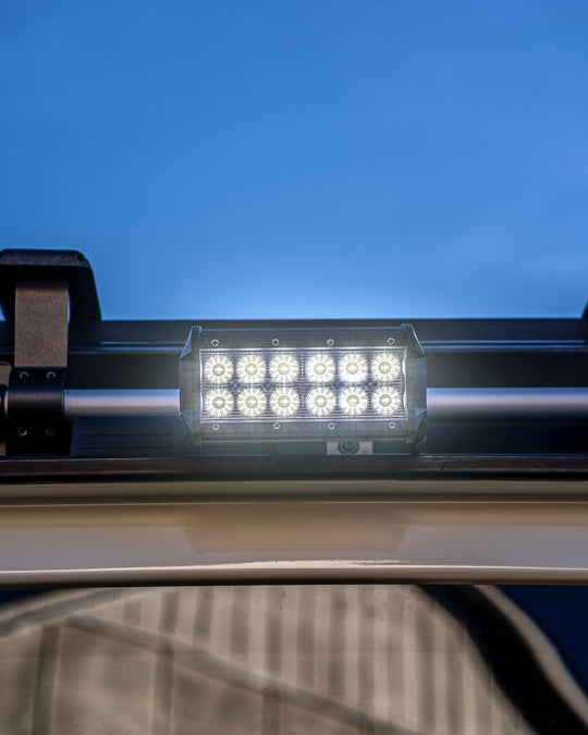 LED Side Flood Light for INEOS Grenadier – Roof Bar Mount & DTP Plug - In - DVA Mechanics