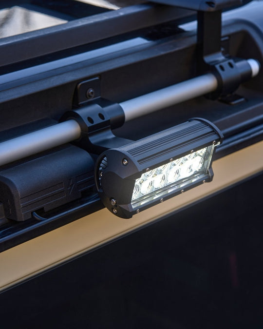 LED Side Flood Light for INEOS Grenadier – Roof Bar Mount & DTP Plug - In - DVA Mechanics