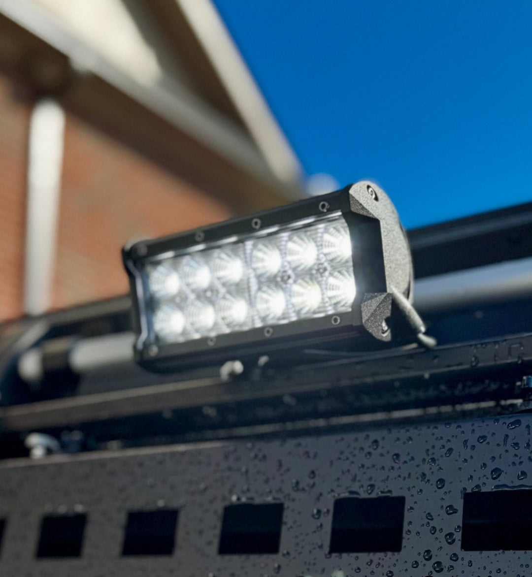 LED Side Flood Light for INEOS Grenadier – Roof Bar Mount & DTP Plug - In - DVA Mechanics