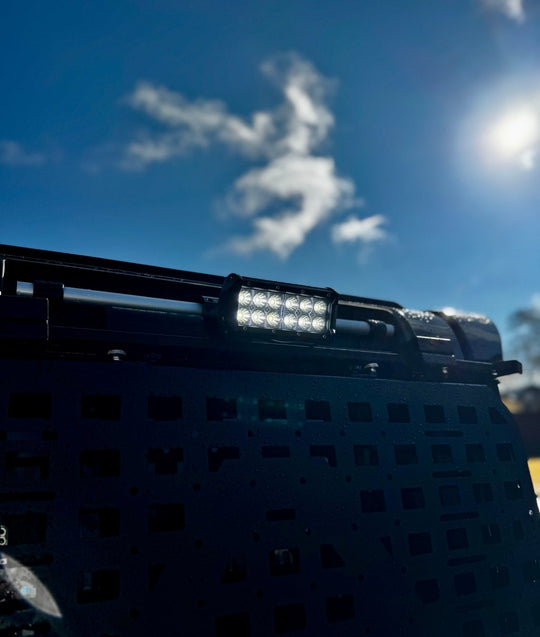 LED Side Flood Light for INEOS Grenadier – Roof Bar Mount & DTP Plug - In - DVA Mechanics