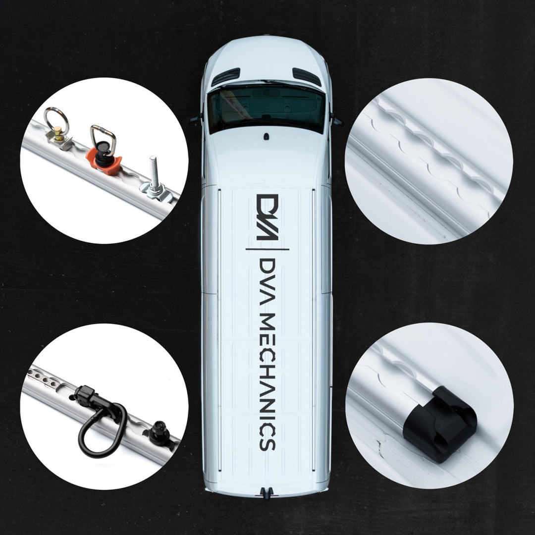 LoadSpan™ Heavy Duty Roof Rails for Mercedes - Benz Sprinter - DVA Mechanics