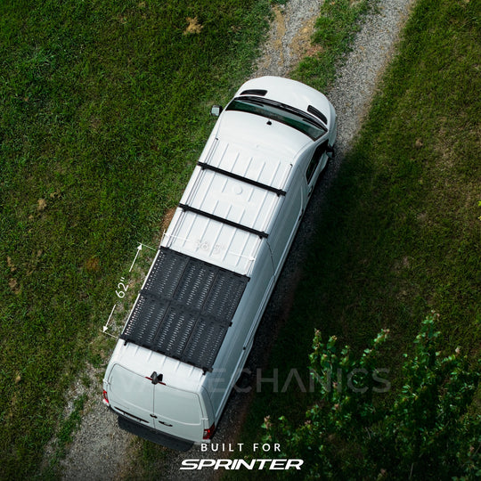 Mercedes Sprinter: Modular Fully Walkable Roof Deck, 62" or 124"