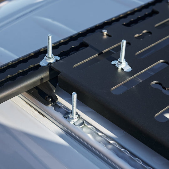 Mercedes Sprinter: LoadSpan™ Load - Spreading Roof Rails with L - Track - DVA Mechanics