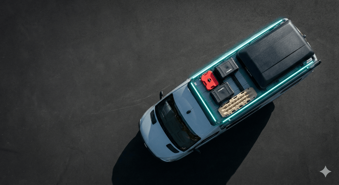 Mercedes Sprinter: LoadSpan™ Load - Spreading Roof Rails with L - Track - DVA Mechanics