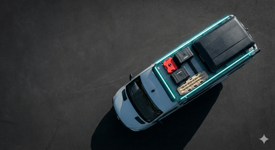 Mercedes Sprinter: LoadSpan™ Load - Spreading Roof Rails with L - Track - DVA Mechanics