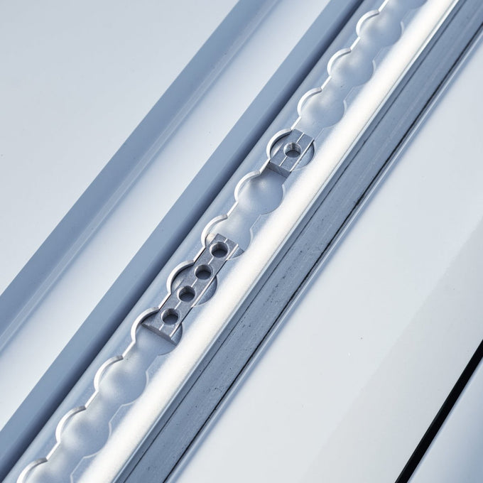 LoadSpan-T rails installed on a Mercedes Sprinter roof