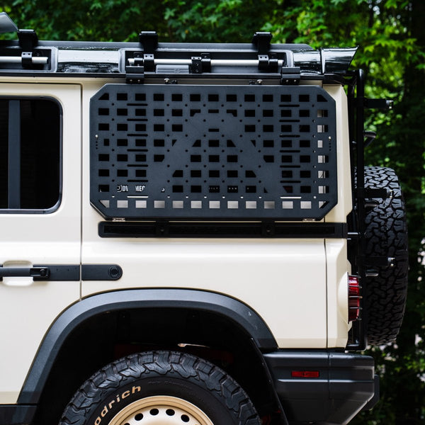 MOLLE Panel with Integrated Camp Table