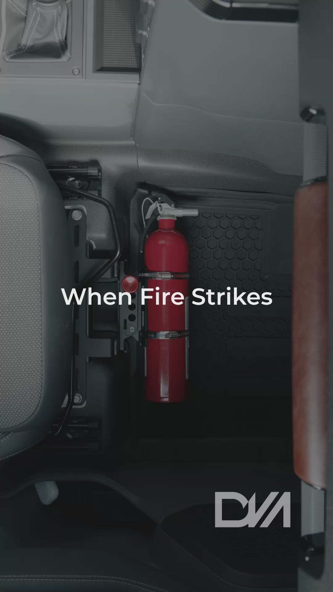 Under-Seat Fire Extinguisher Mount for INEOS Grenadier