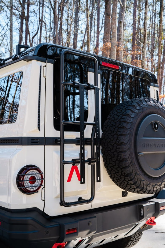 Rear Ladder - Mounted Accessory Carrier for Ineos Grenadier - DVA Mechanics