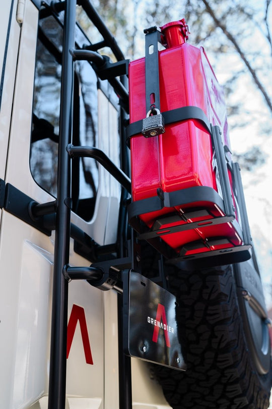 Rear Ladder - Mounted Accessory Carrier for Ineos Grenadier - DVA Mechanics