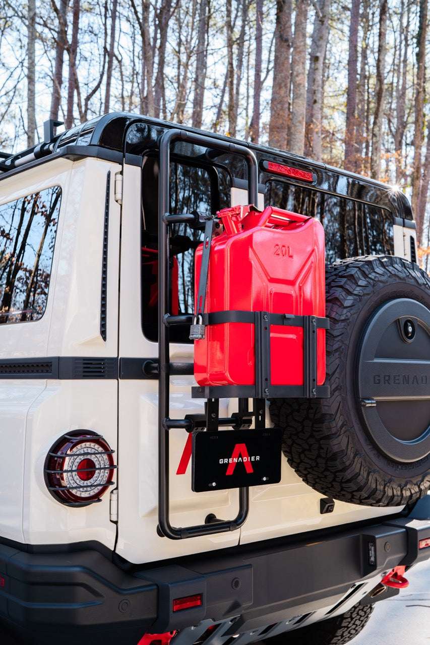Rear Ladder - Mounted Accessory Carrier for Ineos Grenadier - DVA Mechanics